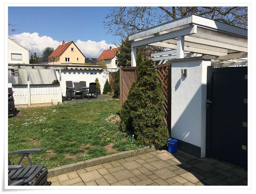 Außergewöhnliche 3 Zimmer Maisonette Wohnung mit Garten, Garage, Carport und vieles mehr