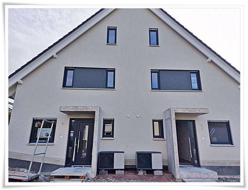 Neubau 4 Zi.  Doppelhaushälfte links mit familienfreundlicher Raumaufteilung –Naturnah zu vermieten